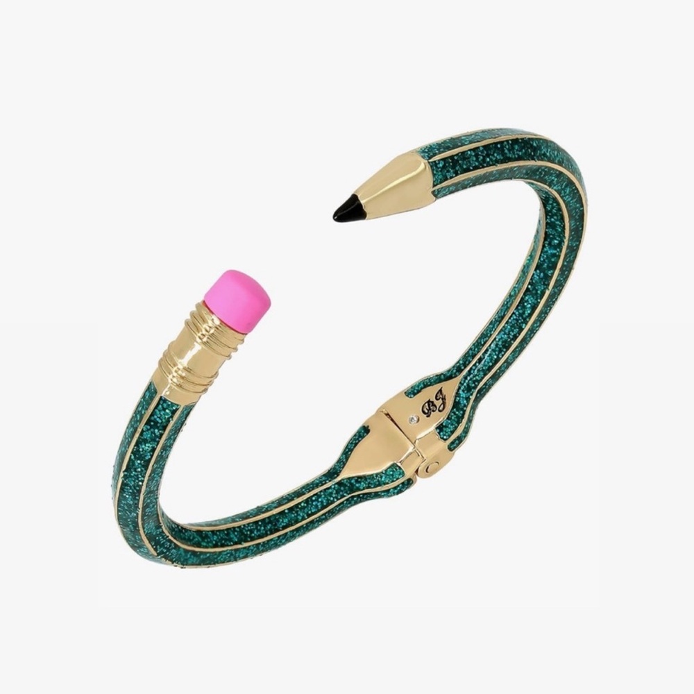 Betsey Johnson Pencil Hinged Bangle